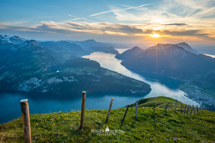 Frohnalpstoch mit Sicht auf Luzern und See