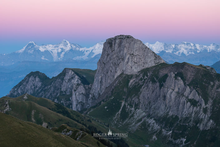 Stockhorn im Sonnenuntergang im berner Oberland