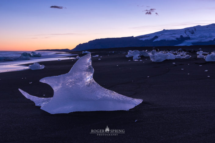 Diamond Beach in Island