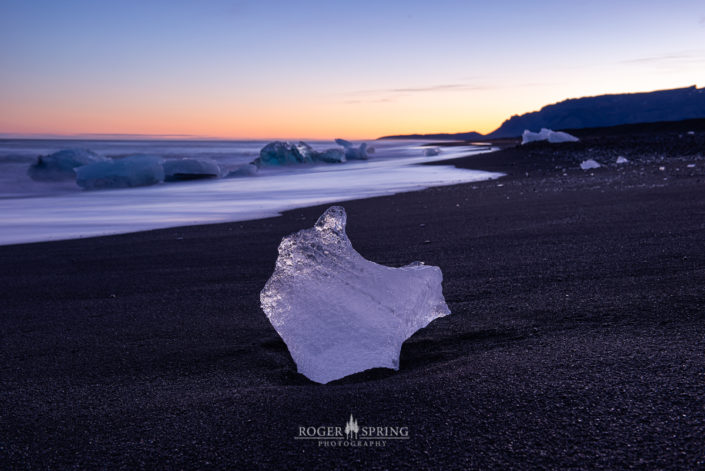 Diamond Beach in Island