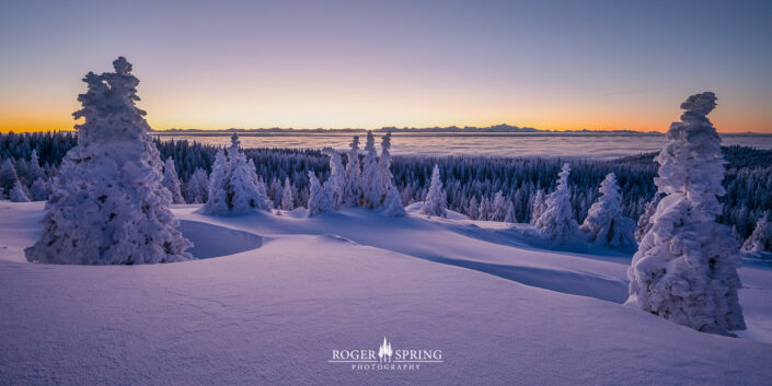 Naturpark Jura Winter Sonnenaufgang Sunrise