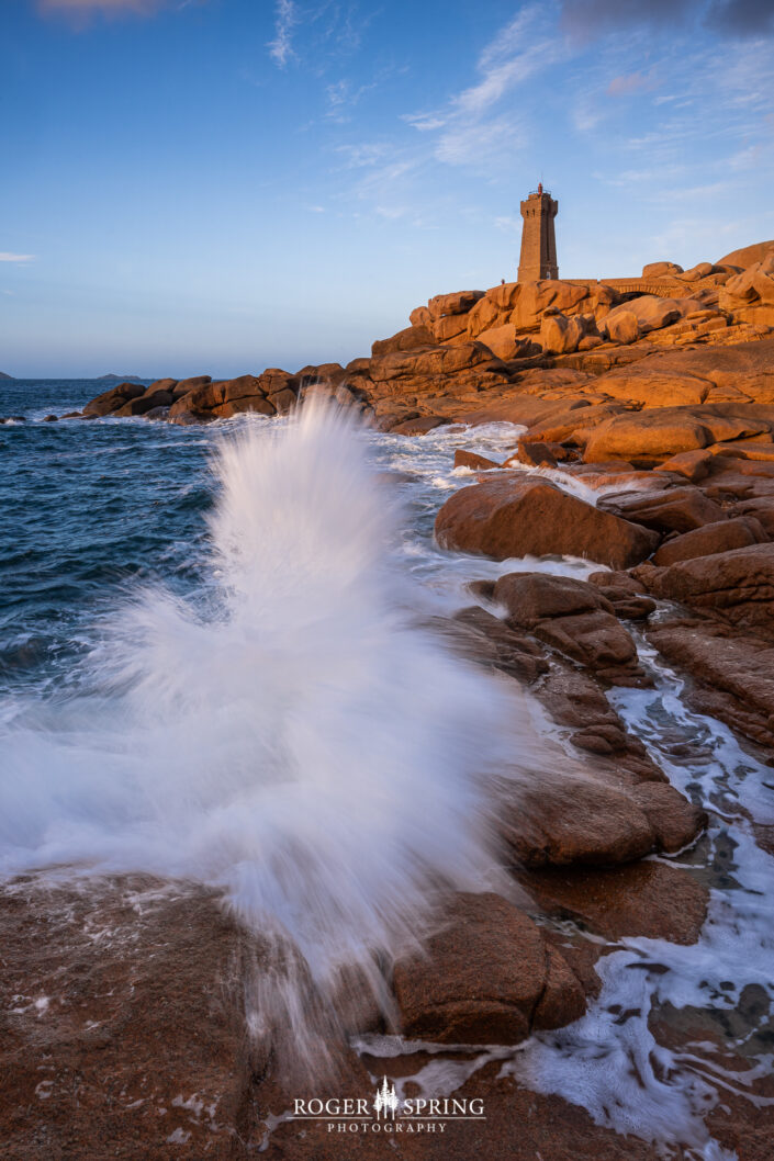 Bretagne Frankreich Sonnenuntergang france Phare de Ploumanac’h