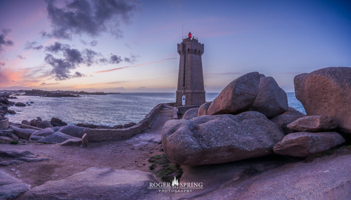 Bretagne Frankreich Sonnenuntergang france Phare de Ploumanac’h