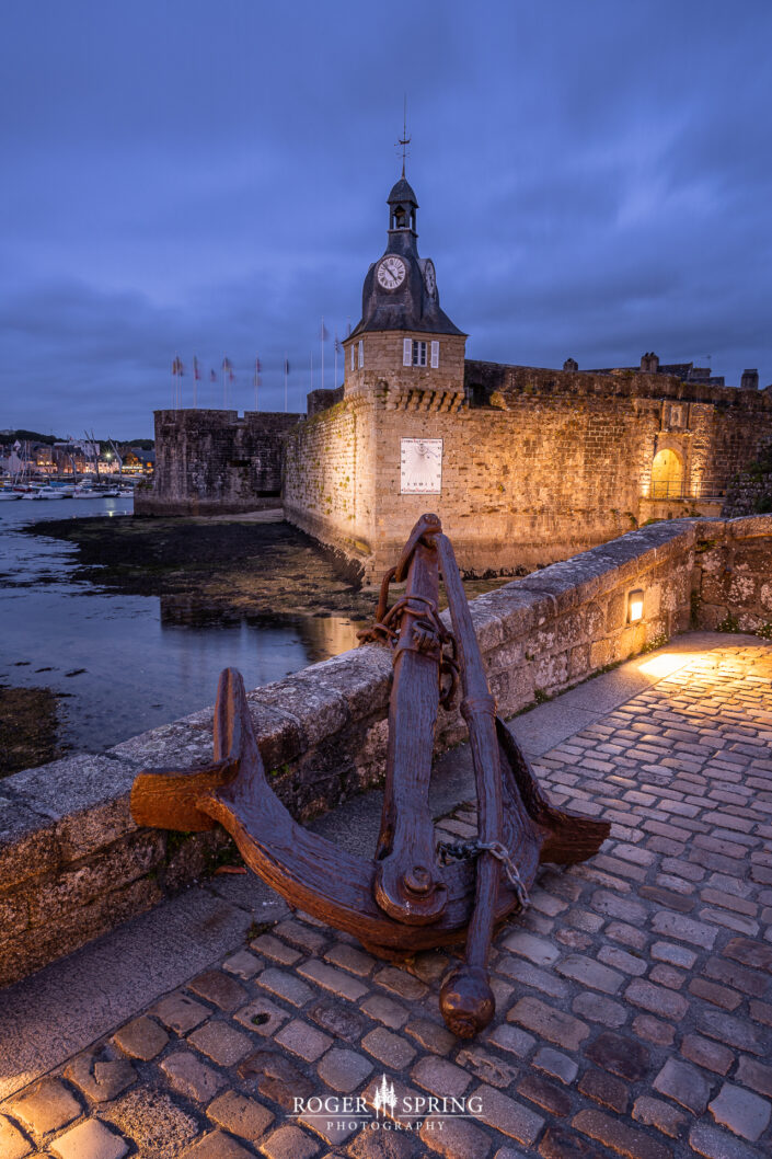 Bretagne Frankreich Sonnenuntergang france Concarneau