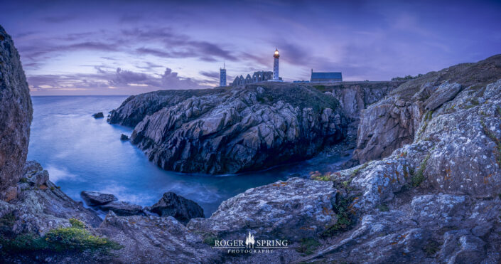 Bretagne Frankreich Sonnenuntergang france Phare de Saint Mathieu